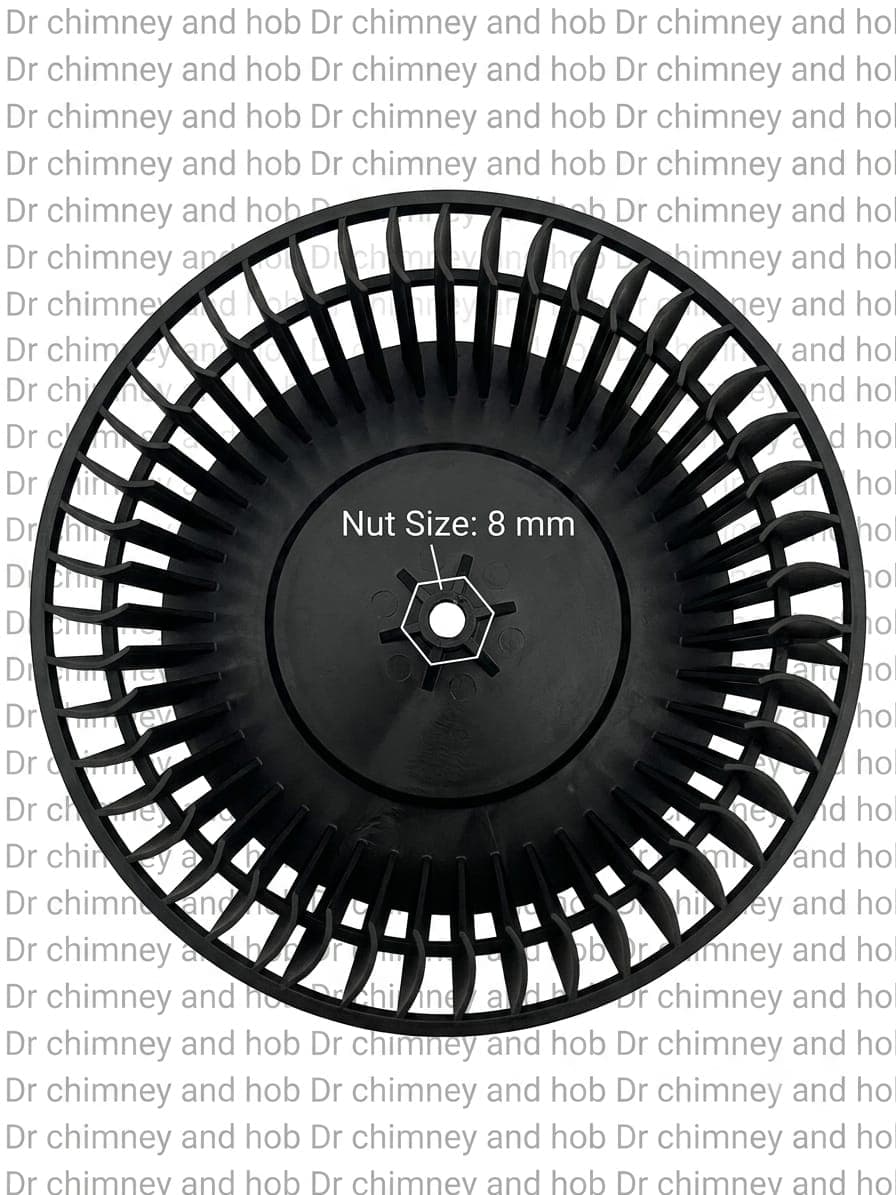 CHIMNEY BLOWER/FAN D TYPE SMALL 8MM alternate view